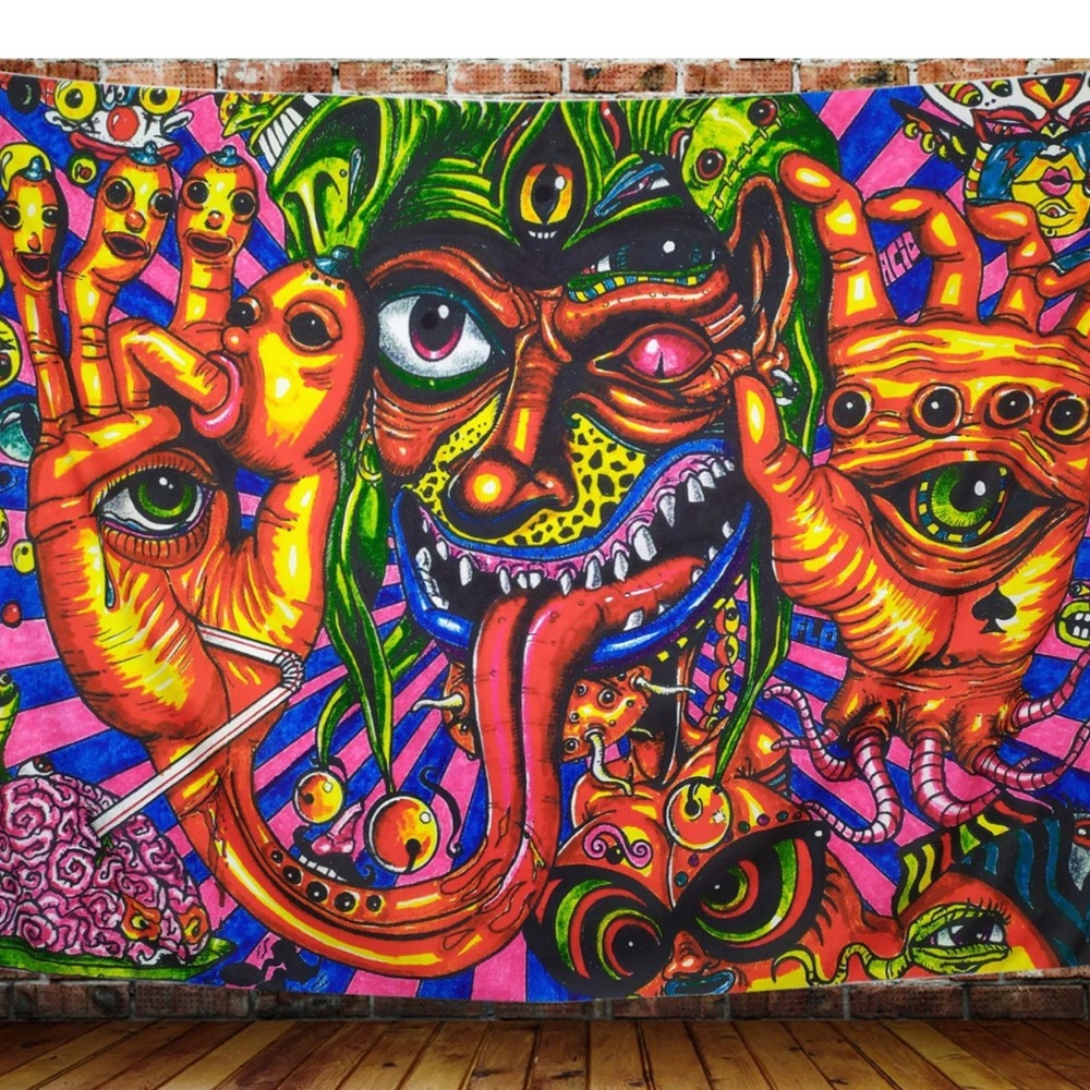 Trippy tapestry.